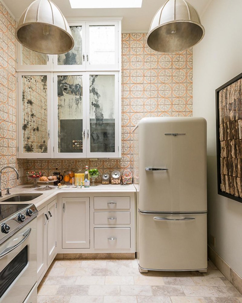 Холодильник В Интерьере Кухни Фото