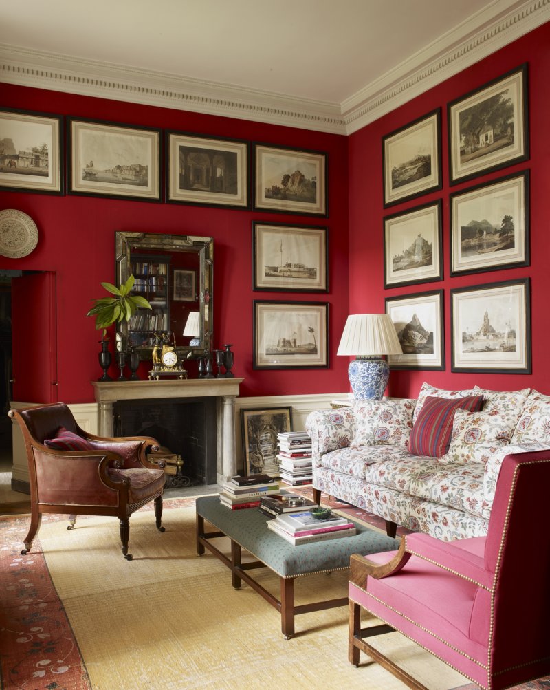Выбор смелых: красный цвет в дизайне интерьера дома