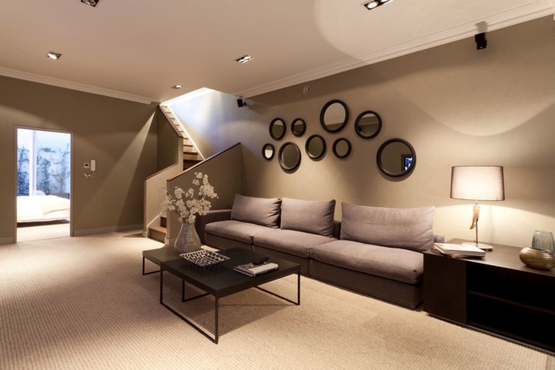 Дизайн комнаты коричневый цвет
